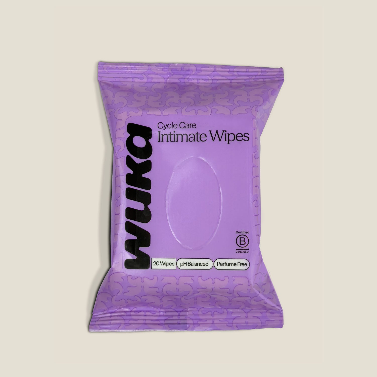 WUKA intimate wipes for teens pH balanced fragrance-free period care wipes travel pack