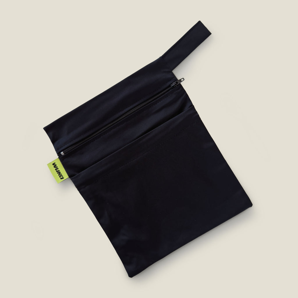 Reusable waterproof wet bag for teen period swimwear discreet storage pouch by WUKA
