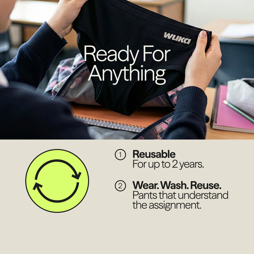 WUKA Period School Set - 2 Day - Super-Heavy - Black