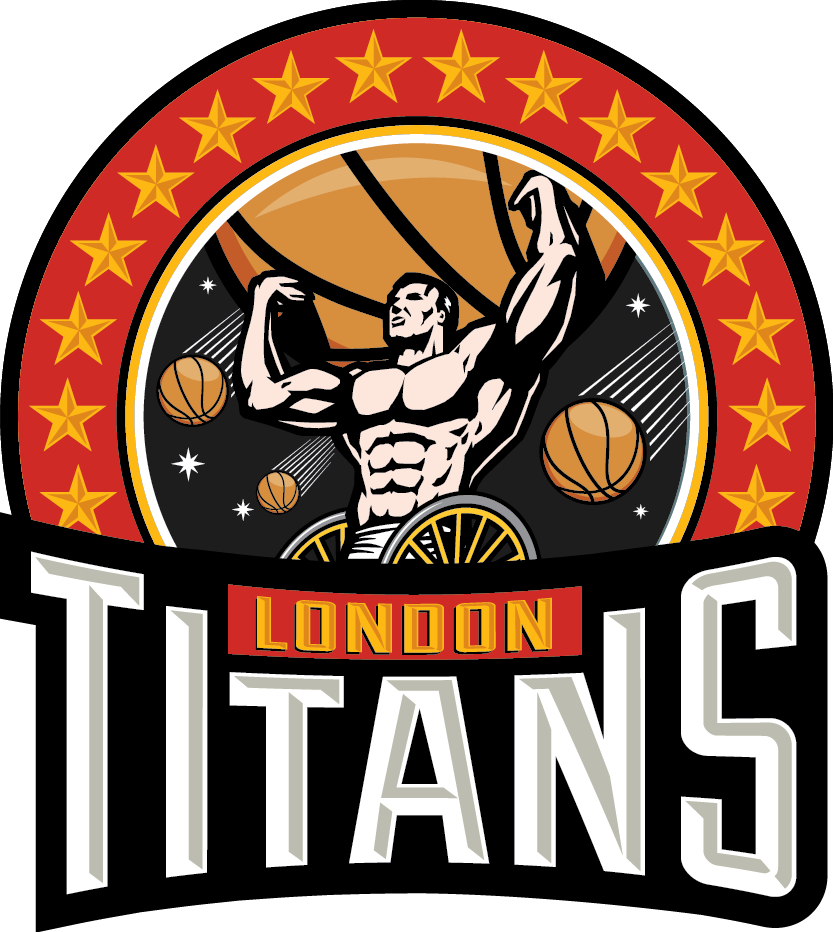London Titans basketball partnership logo